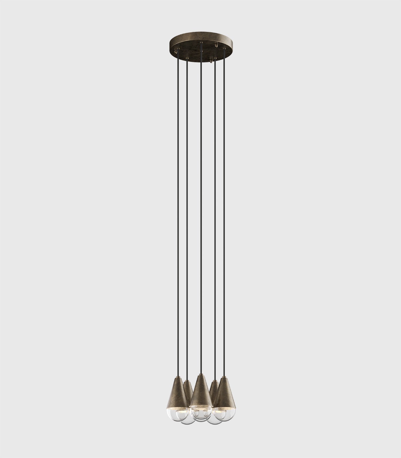 Dew Cluster Pendant Light Iron - IL.289.12.FFT