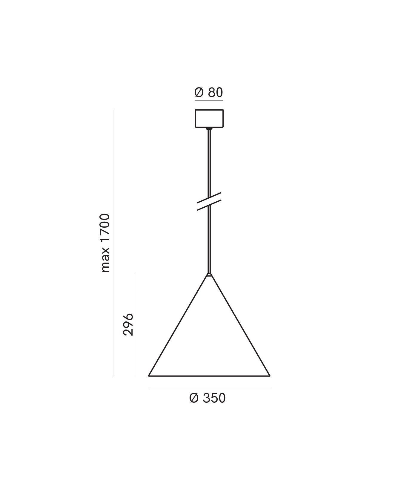 Cone Large Pendant Light Morocco - IL.286.03.MM