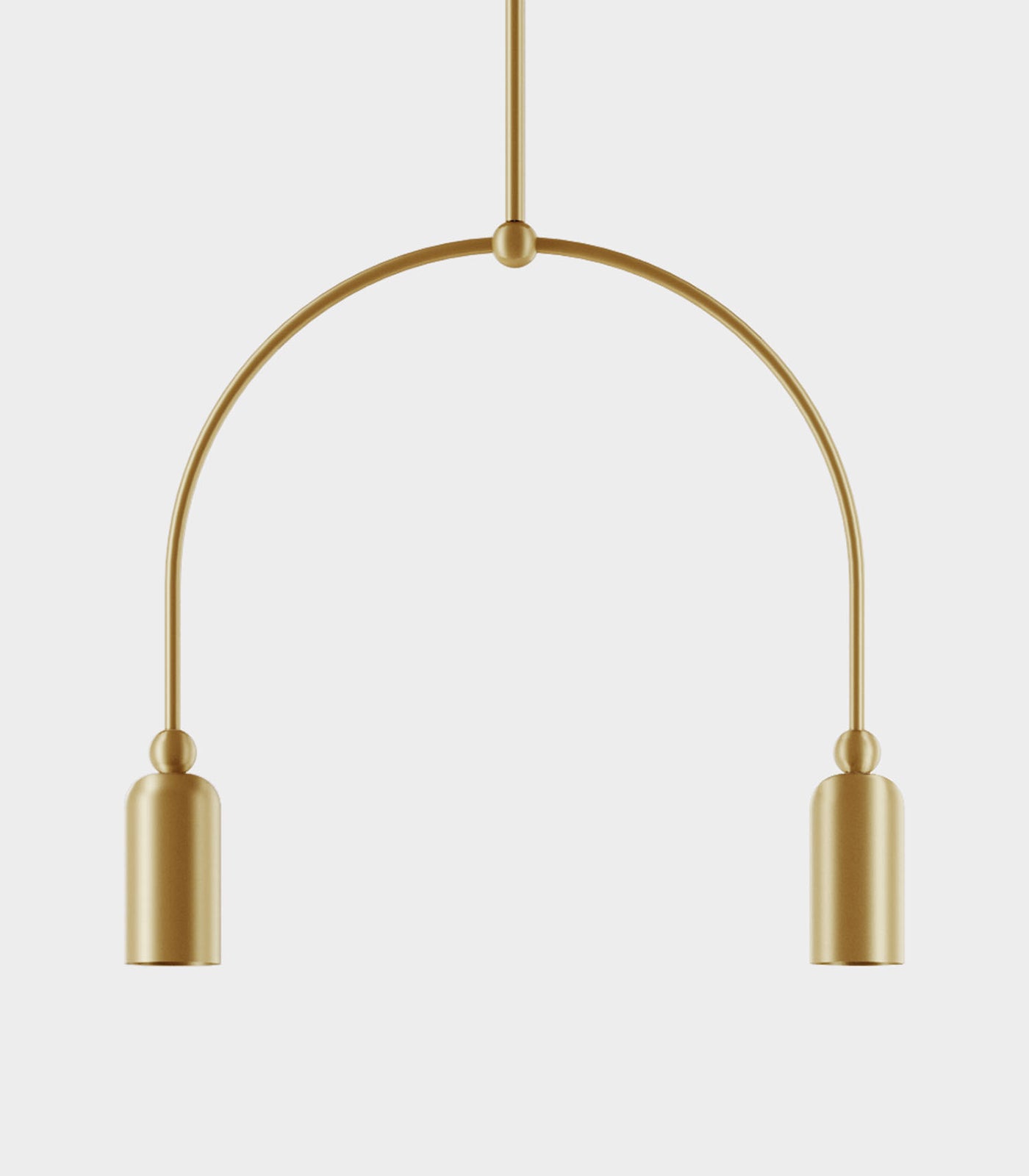 Madame 2 Light Pendant Light Natural Brass - IL.288.03.ON