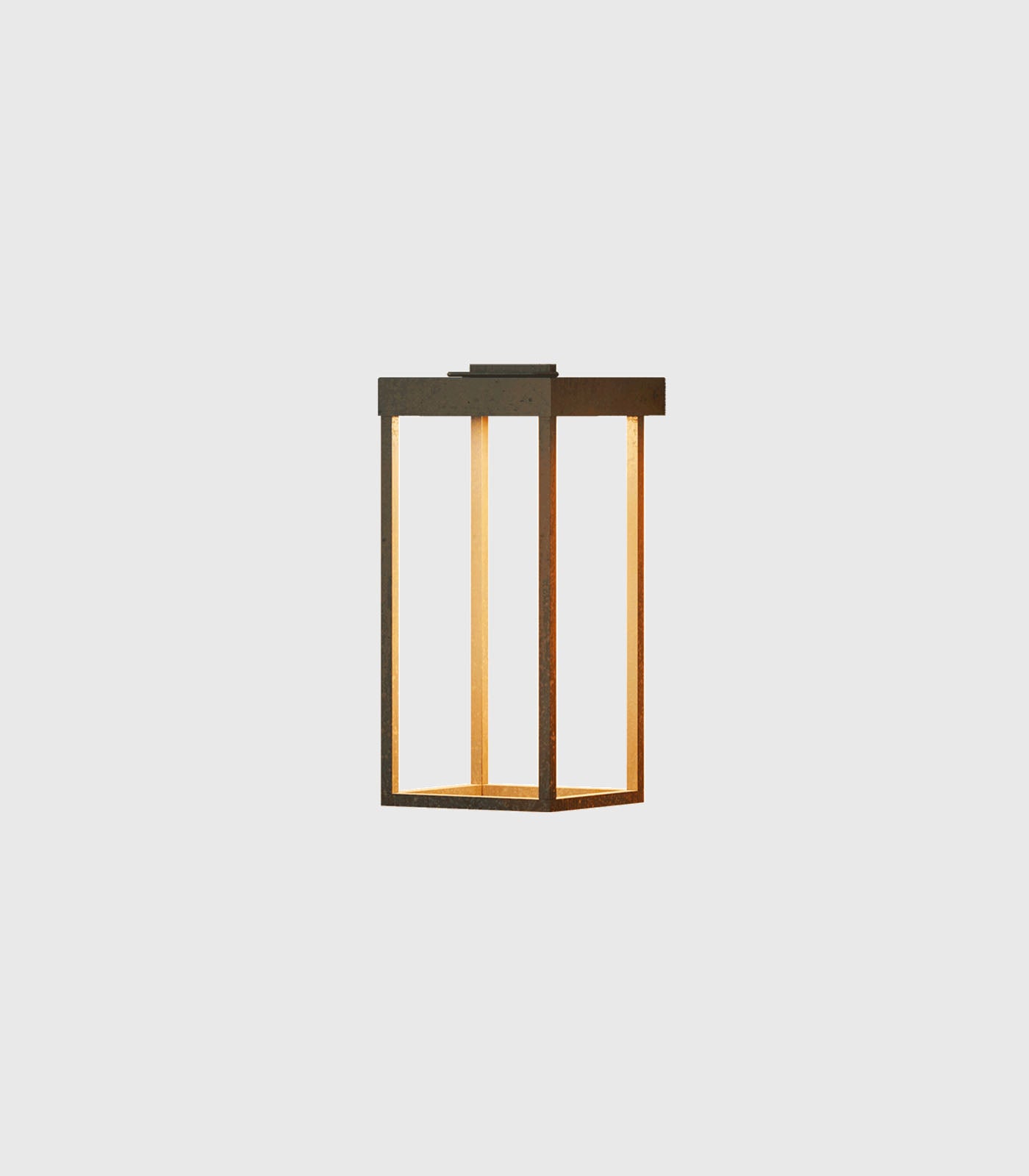 Lanterne Slim Small LED Outdoor Wall Light 6W 2700K Antique Brass or Dark Brass - IL.267.04.OO | OS