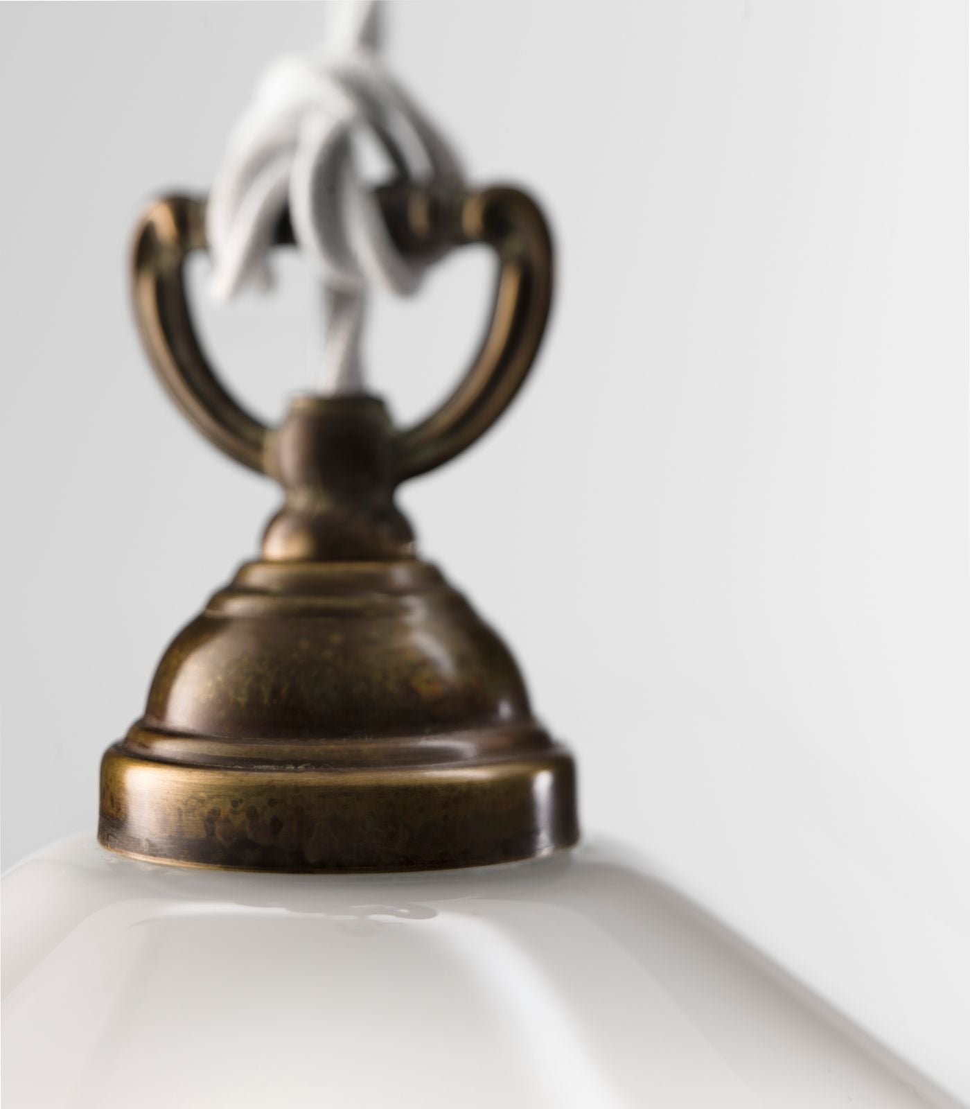 Tabia Medium Pendant Light Pre Aged & White - IL.212.08.OV