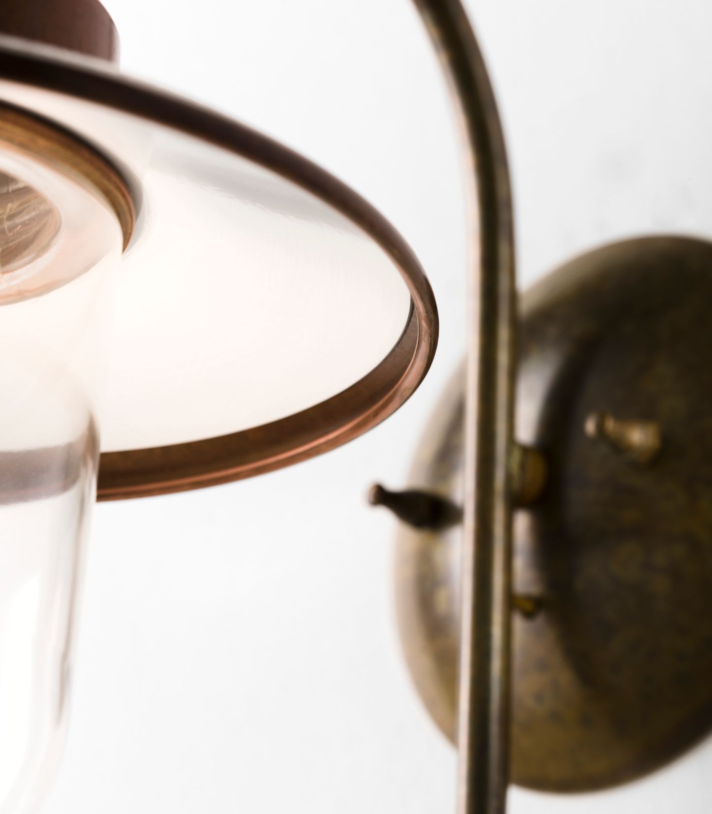 Calmaggiore Outdoor Wall Light Antique Brass & Antique Copper - IL.230.03.ORT