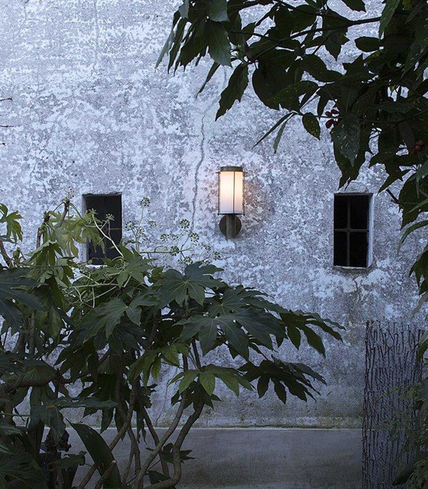 Loggia Outdoor Wall Light Antique Brass & White - IL.264.01.OOB