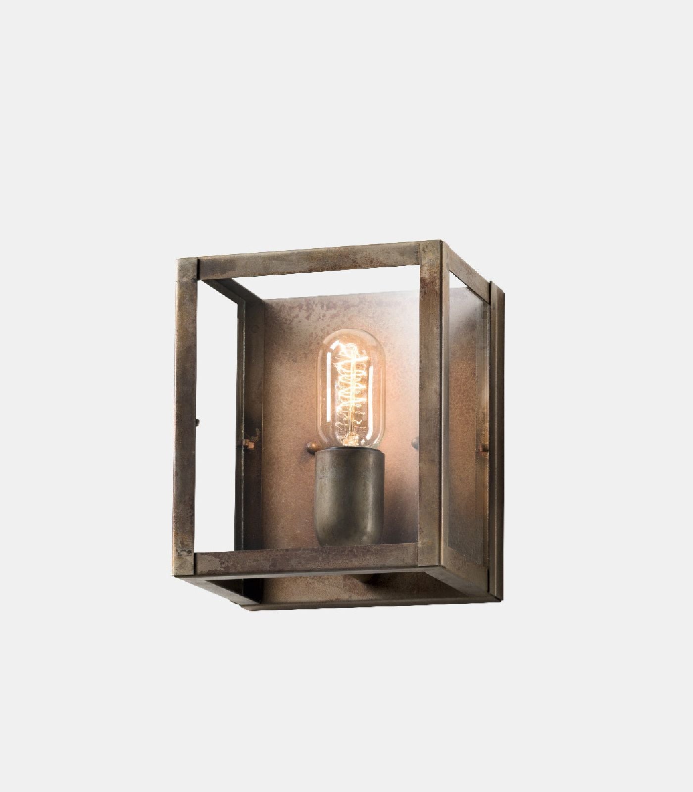 London Small Wall Light Clear & Pre Aged - IL.205.08.FF