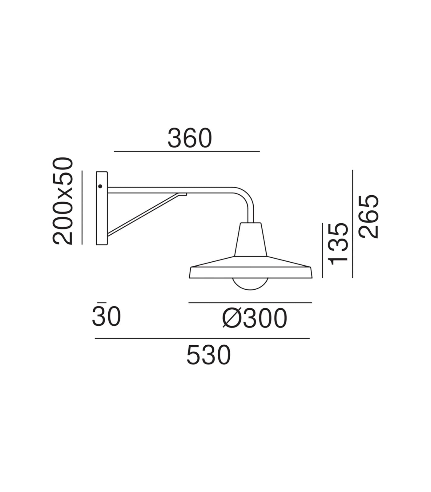 Officina Wall Light Pre Aged Iron - IL.268.03.FF
