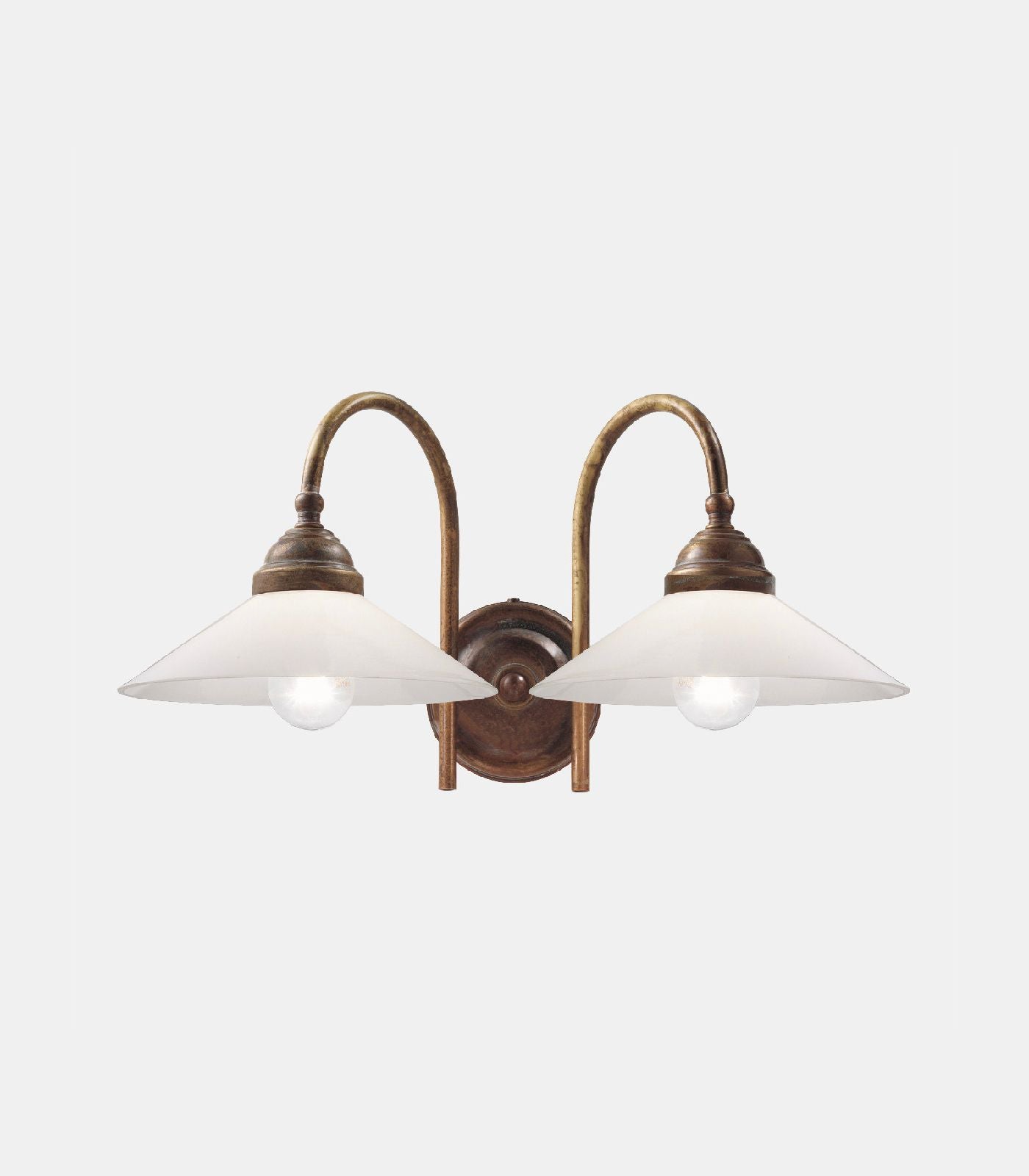 Tabia 2 Light Wall Light Pre Aged & White - IL.212.20.OV