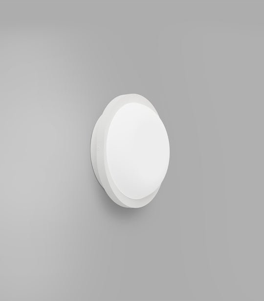 Bode Round LED Wall Light 10W 2700K White - LR.i01.85.RND.WH