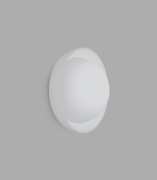 Dome Artisan Bathroom Vanity Light White - LR.i01.54f.M.WH + LR.i01.54M.WH + LR.A03.DM.WH
