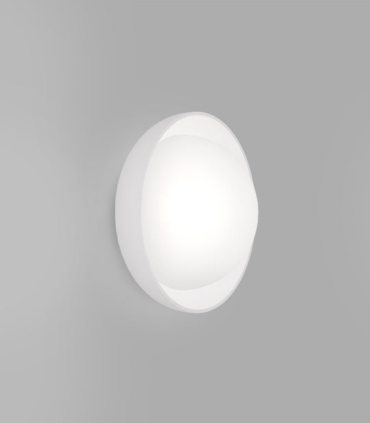 Dome Artisan Bathroom Vanity Light White - LR.i01.54f.M.WH + LR.i01.54M.WH + LR.A03.DM.WH
