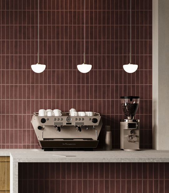 Pico Dome LED Pendant Light 4W 2700K White & Old Brass - LR.i02.30.OB + LR.A03.DM.WH