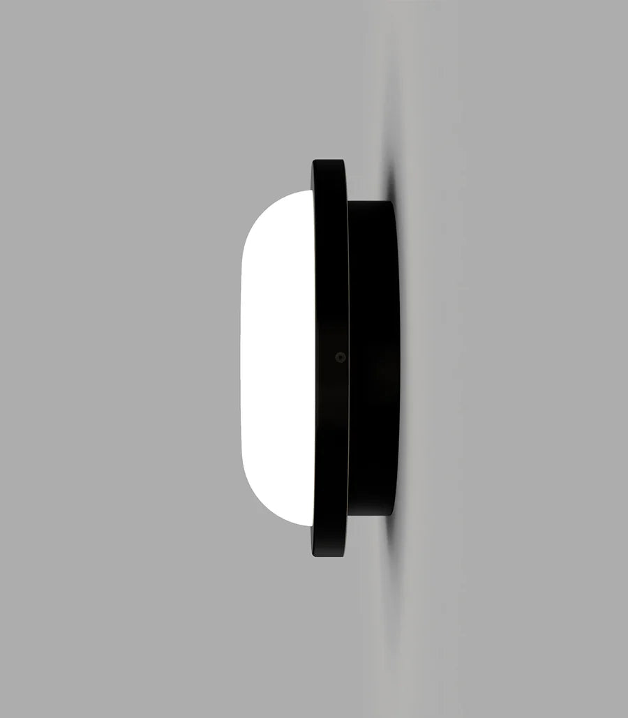 Bode Round LED Wall Light 10W 2700K Iron & White - LR.i01.85.RND.IRN