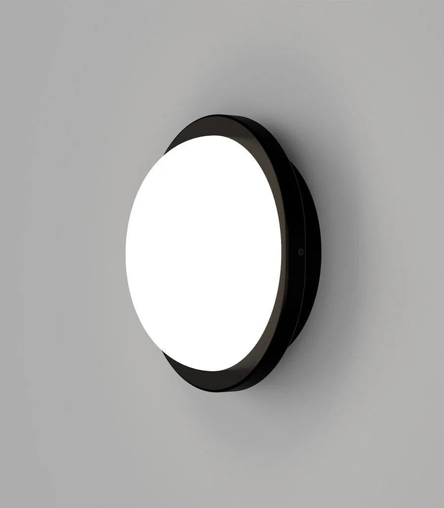 Bode Round LED Wall Light 10W 2700K Iron & White - LR.i01.85.RND.IRN