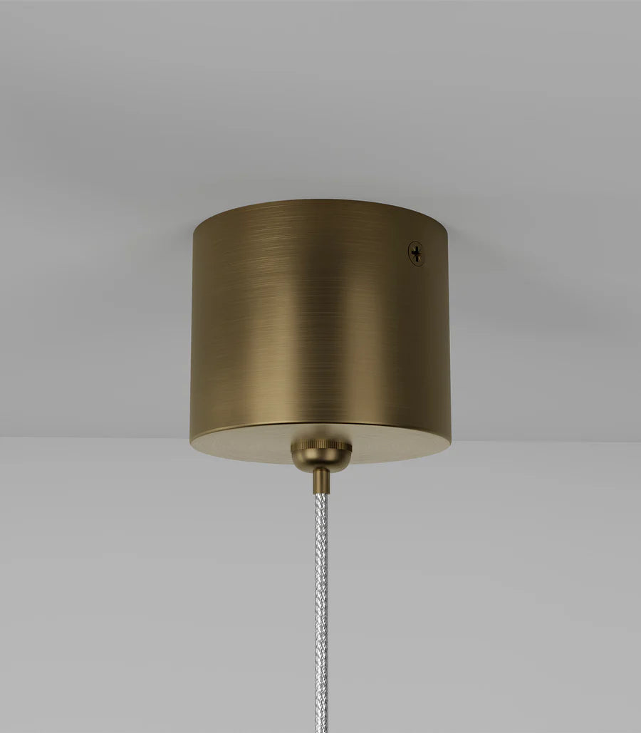 Dome Air LED Pendant Light 4W 2700K Old Brass & Frosted - LR.i02.70.DM.FR.OB