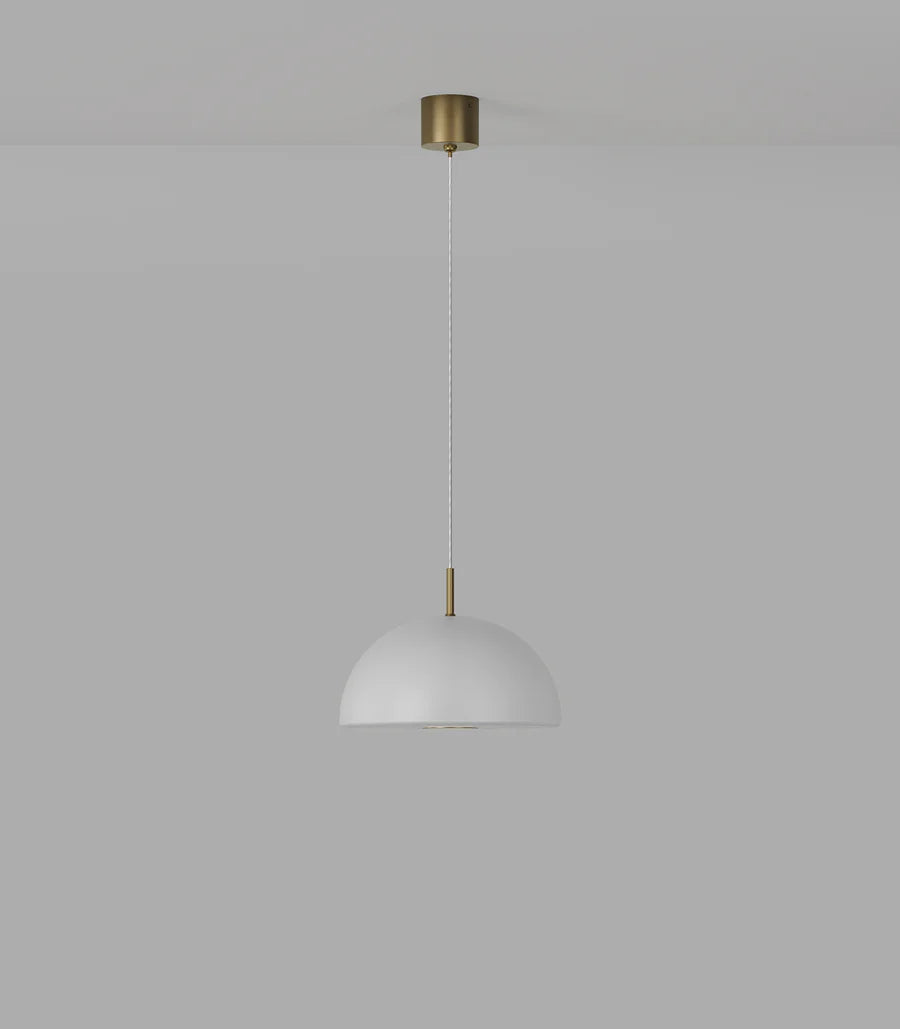 Dome Air LED Pendant Light 4W 2700K Old Brass & Frosted - LR.i02.70.DM.FR.OB