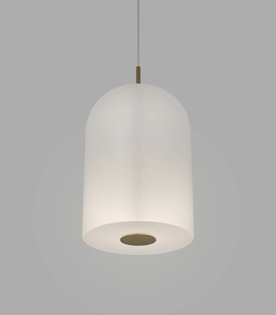 Elong Air LED Pendant Light 4W 2700K Old Brass & Frosted - LR.i02.80.FR.OB