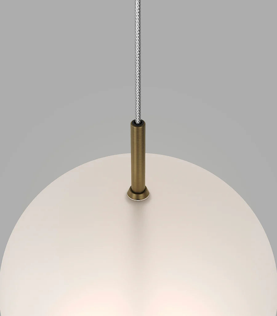 Elong Air LED Pendant Light 4W 2700K Old Brass & Frosted - LR.i02.80.FR.OB