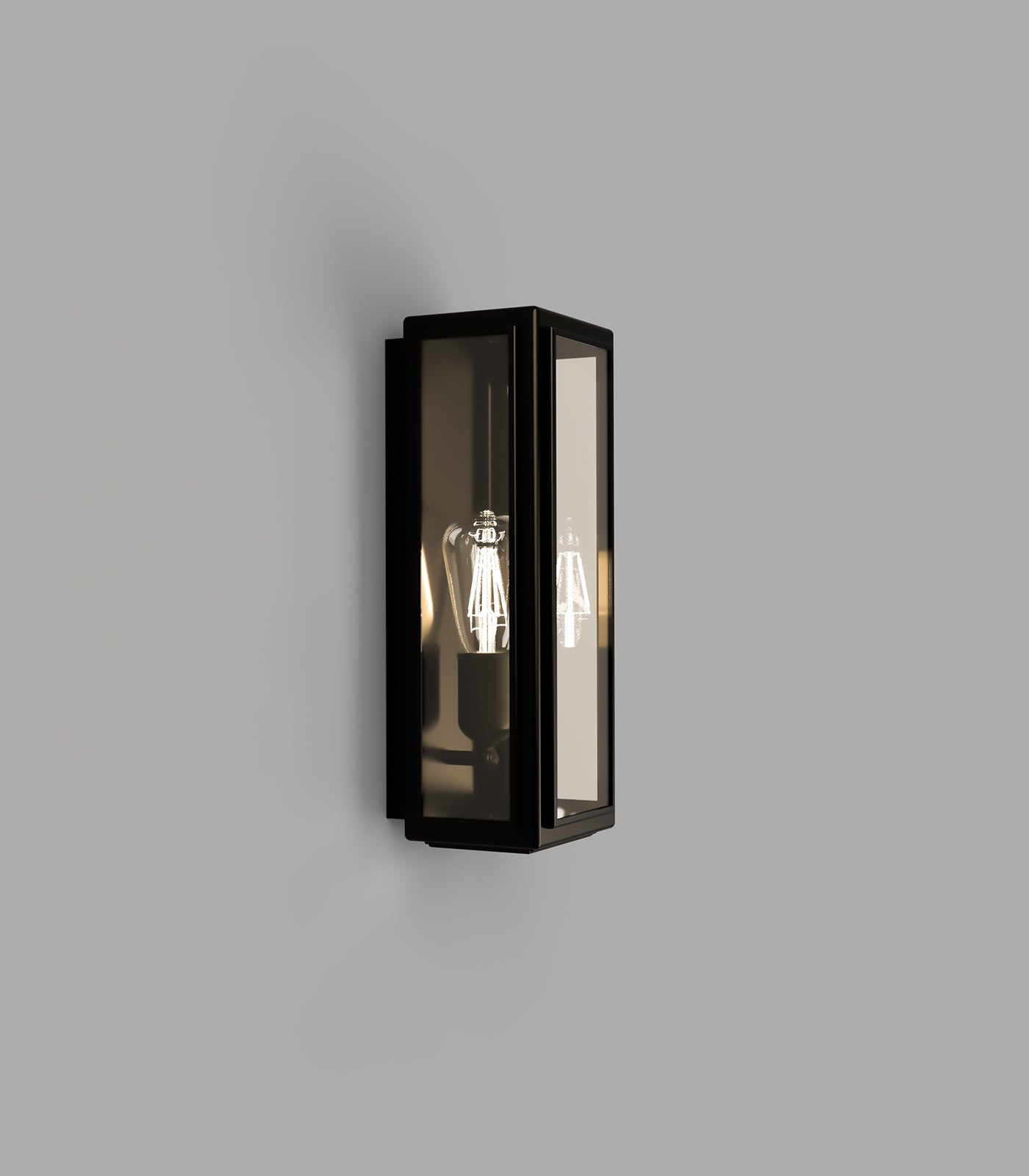 Lille 130mm Brass Wall Light Old Bronze & Clear - LR.E01.73.004.CL