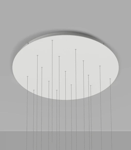 Multi Large Ceiling Light with Only Canopy White - LR.A02.CP70.WH