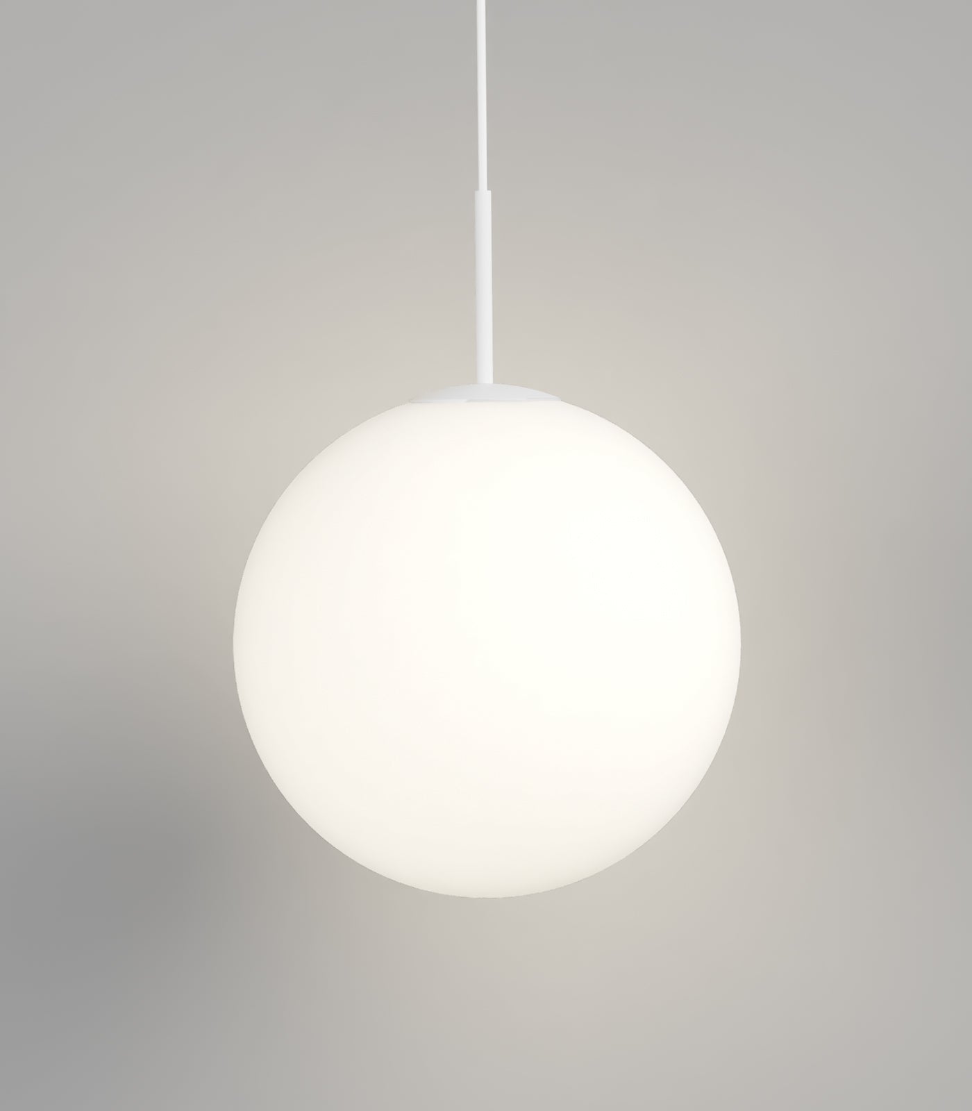 Orb 400mm Pendant Light Textured White - LR.i02.55.XL.WH