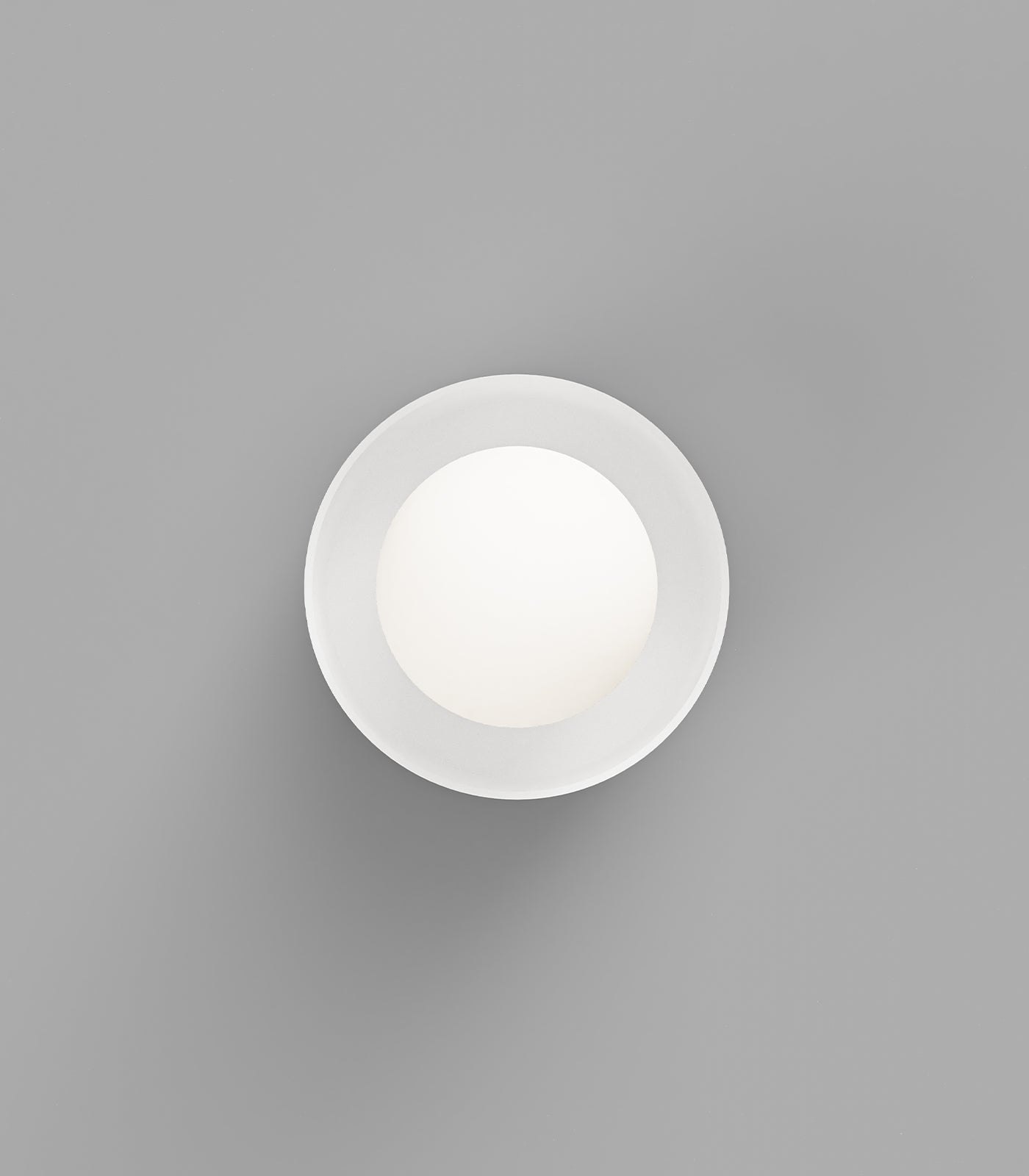 Orb Sur Wall Light Small White - LR.i01.54e.M.WH LR.i01.54M.WH + LR.A03.S.WH