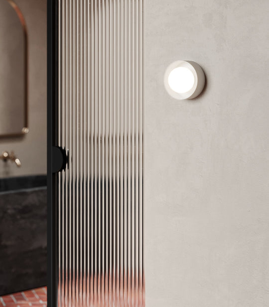 Orb Sur Small Bathroom Vanity Light White - LR.i01.54e.L.WH + LR.i01.54M.WH + LR.A03.S.WH