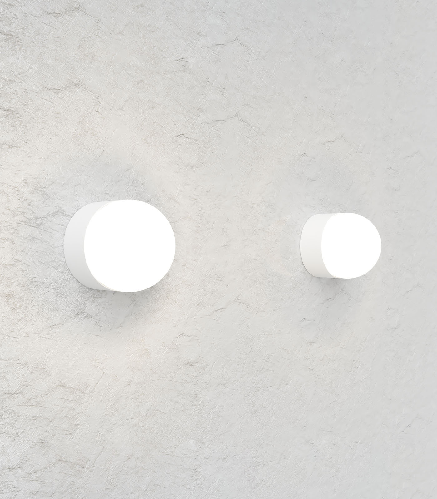 Orb Sur Mini Wall Light White - LR.i01.54e.S.WH + LR.i01.54M.WH + LR.A03.S.WH