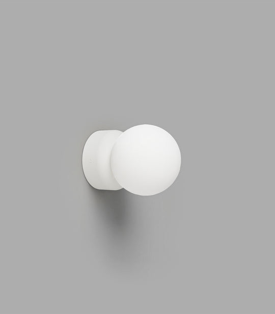 Orb Deco Small Bathroom Vanity Light White - LR.i01.54d.WH + LR.A03.S.WH