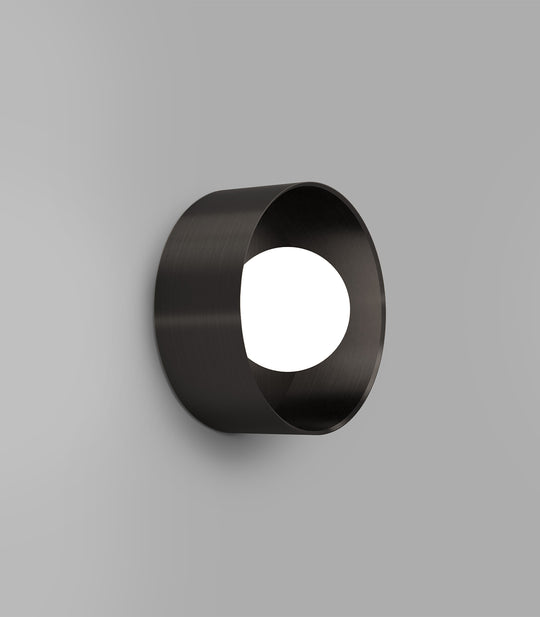 Orb Sur Small Bathroom Vanity Light White & Iron - LR.i01.54e.L.IRN + LR.i01.54M.IRN + LR.A03.S.WH