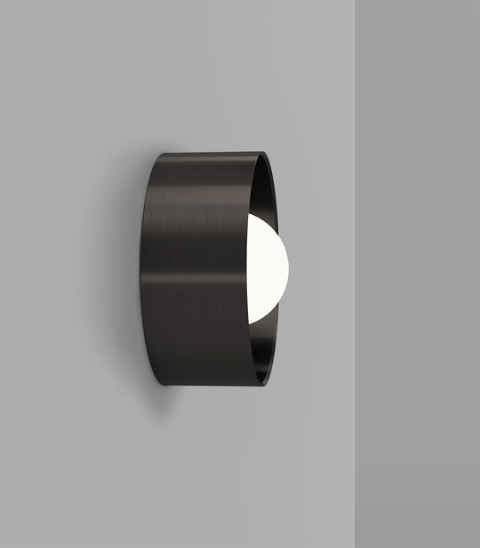 Orb Sur Small Bathroom Vanity Light White & Iron - LR.i01.54e.L.IRN + LR.i01.54M.IRN + LR.A03.S.WH