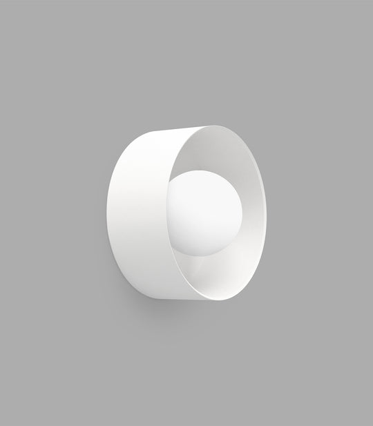 Orb Sur Small Bathroom Vanity Light White - LR.i01.54e.L.WH + LR.i01.54M.WH + LR.A03.S.WH