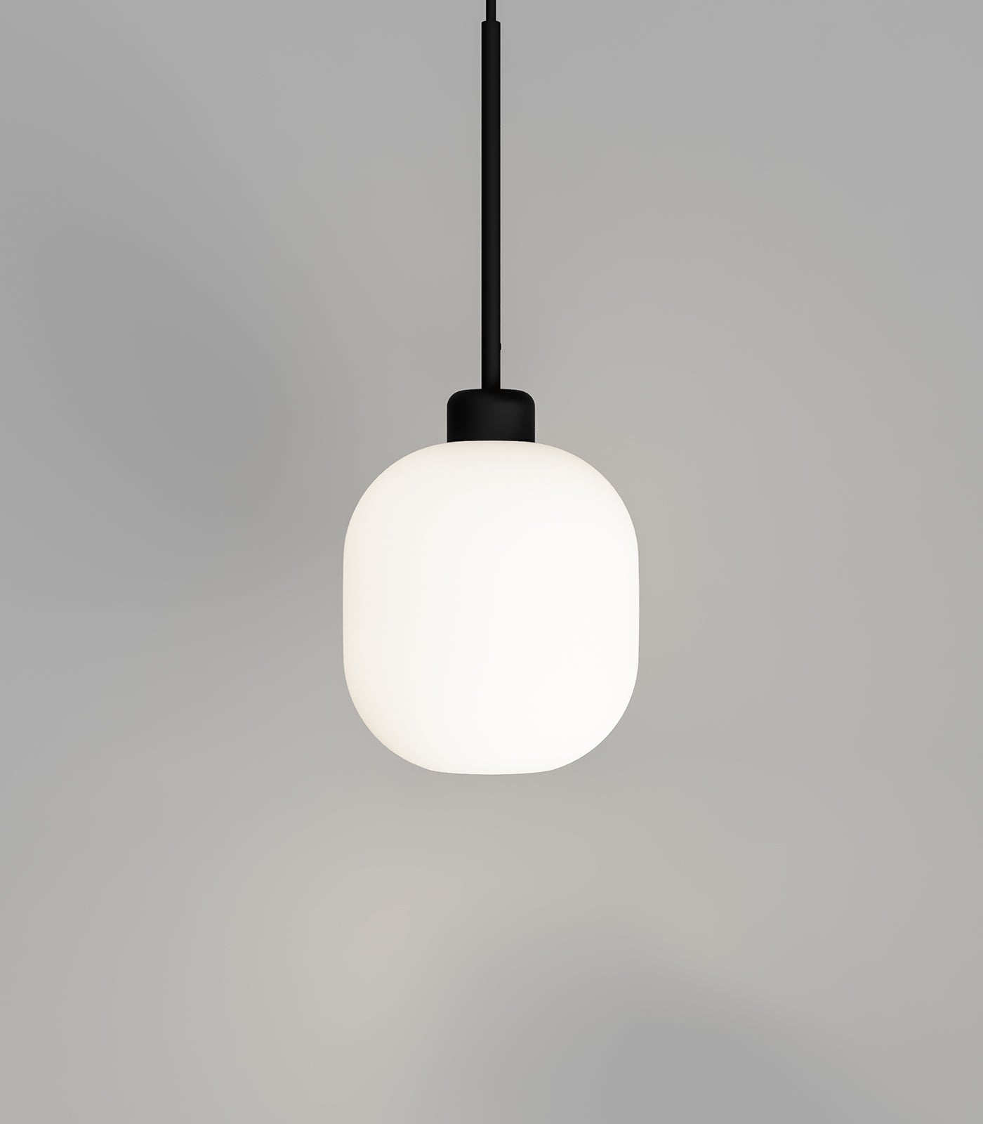 Parlour Lite Curve Pendant Light Black & White - LR.i02.26.BL + LR.A01.006.WH