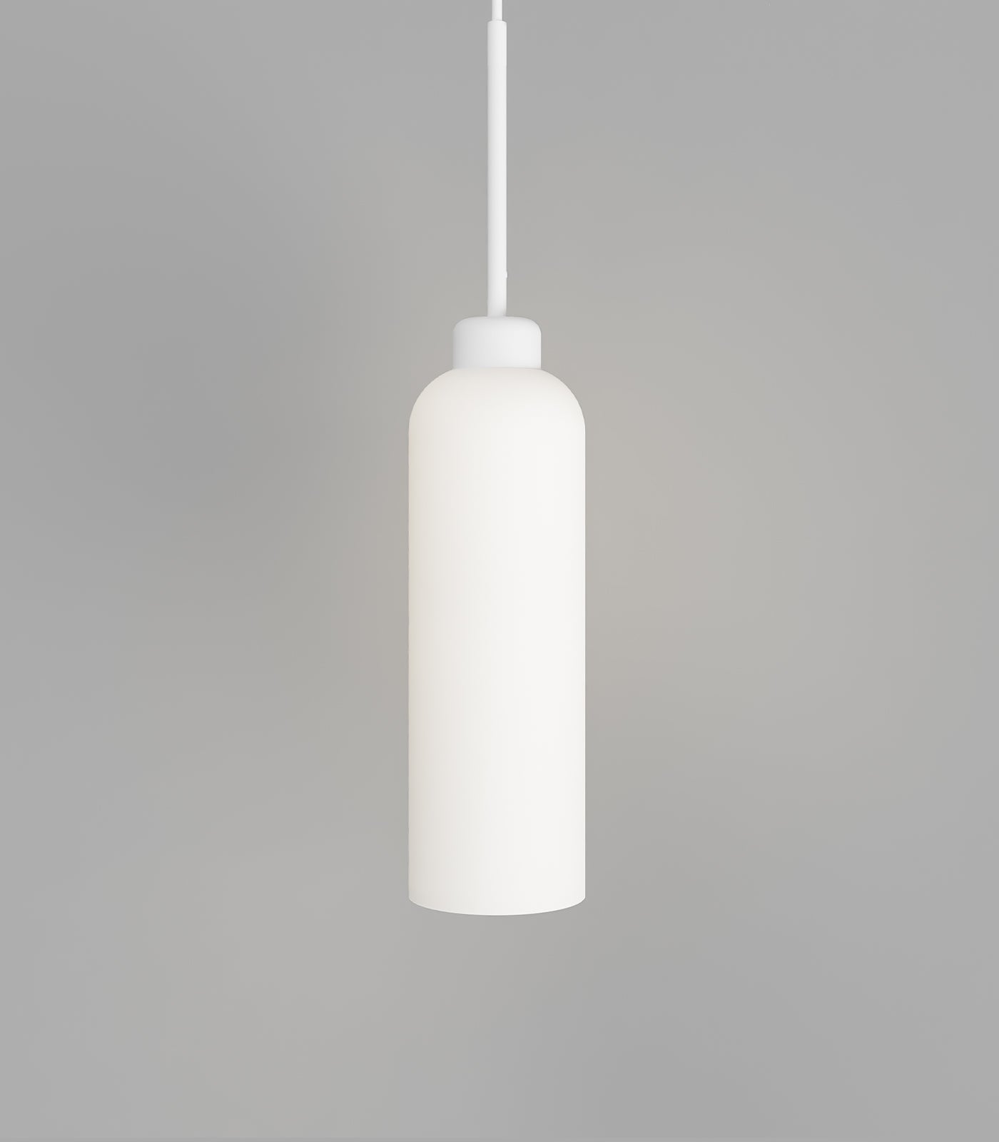 Parlour Lite Elong Pendant Light White - LR.i02.26.WH + LR.A01.007.WH