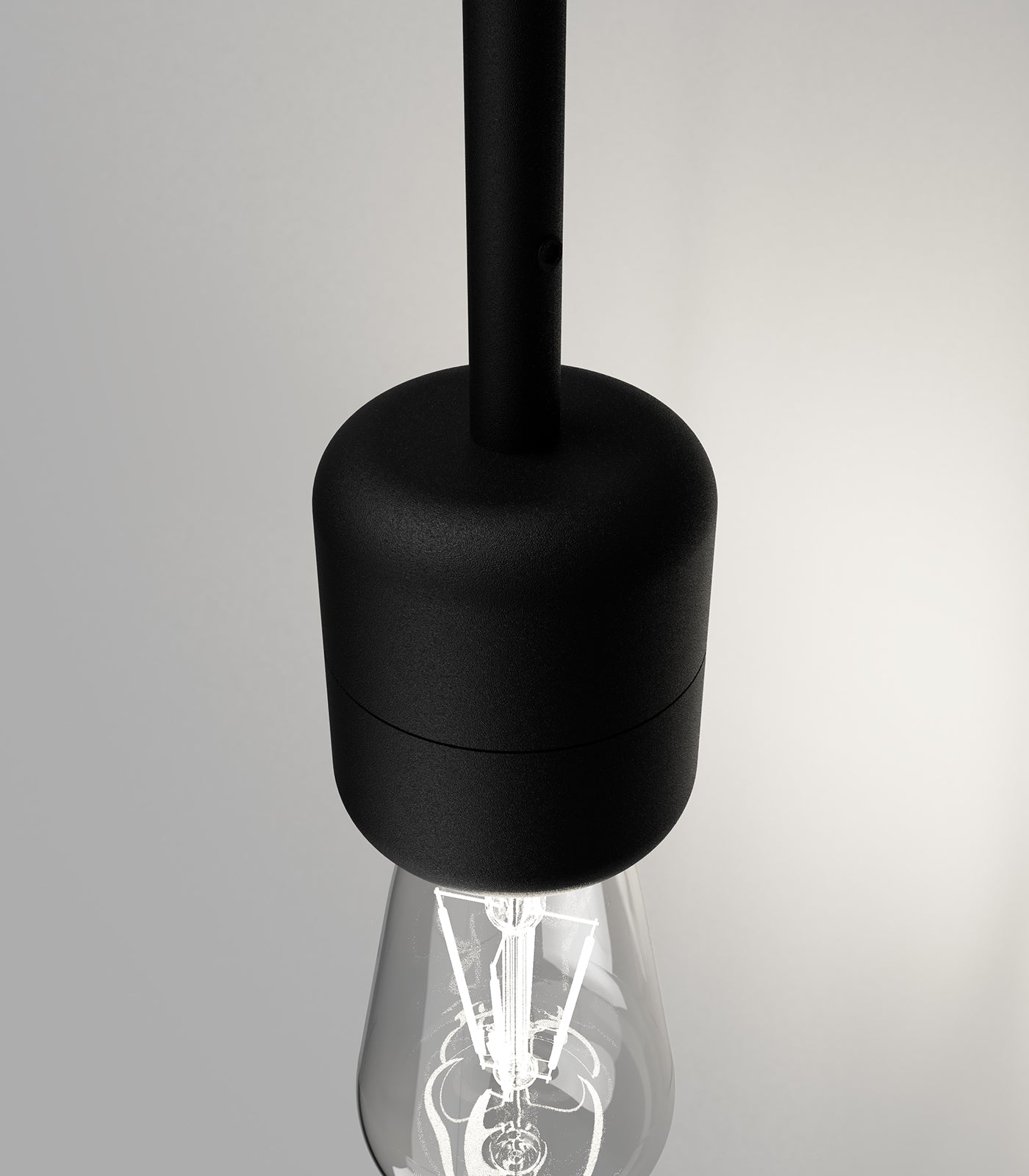 Parlour Lite Pendant Light Textured Black - LR.i02.26.BL