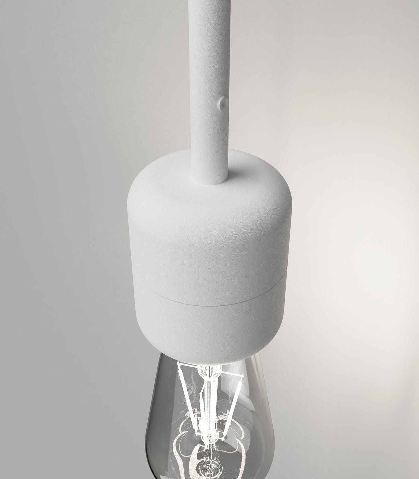 Parlour Lite Pendant Light Textured White - LR.i02.26.WH