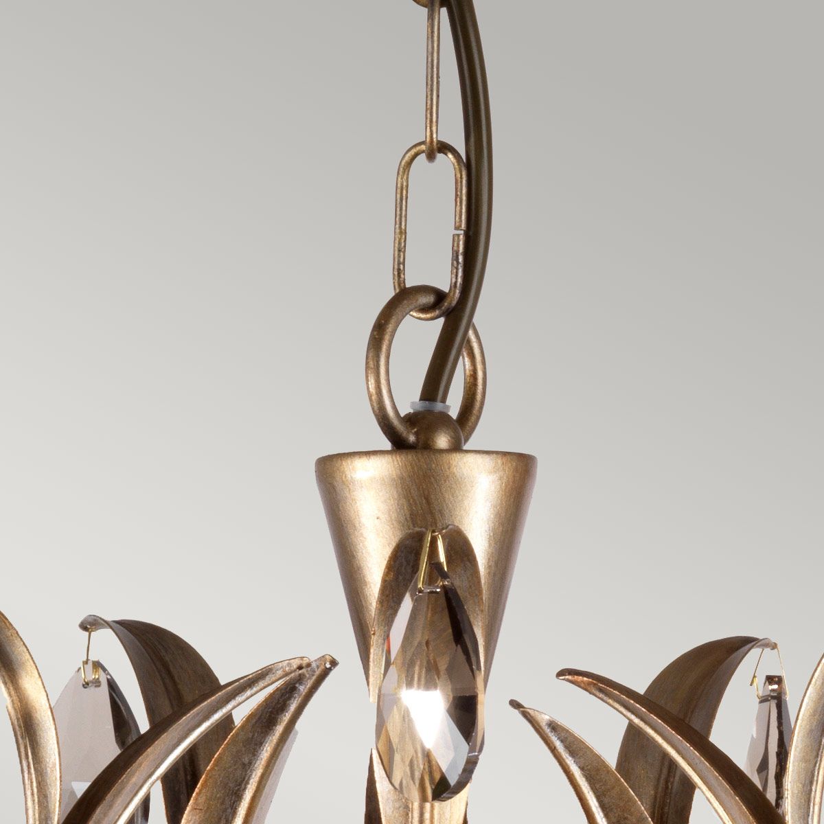 Lily 5 Light Chandelier Bronze Patina - LL5-ANT-BRZ