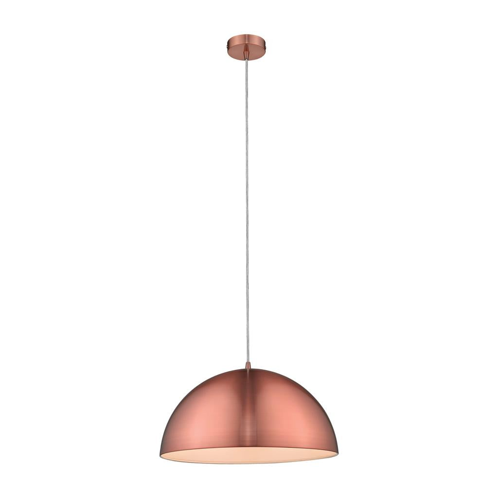 Buy Pendant Lights Australia Luna Pendant Light Brushed Copper Metal - 31364