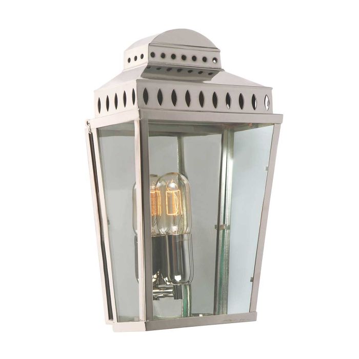 Mansion House Wall Lantern Polished Nickel - MANSION-HOUSE-PN