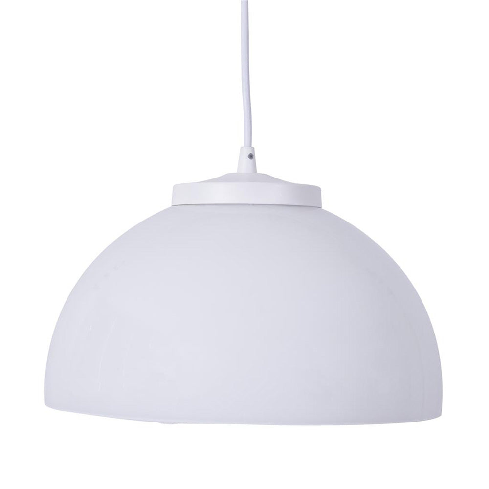 Buy Pendant Lights Australia Moon Pendant Light Plain White Glass - 91563