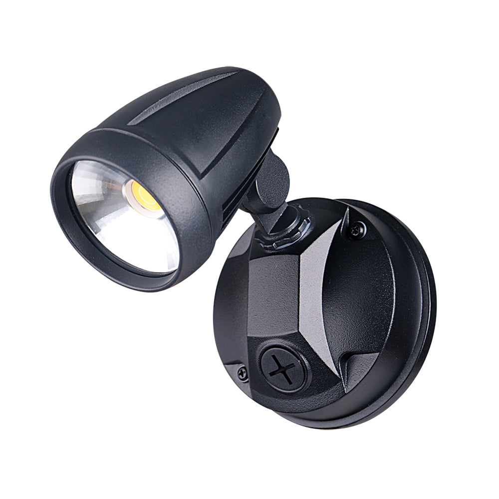 Buy Exterior Spotlights Australia Muro Exterior Spotlight 15W Black Aluminium 3CCT - 25053