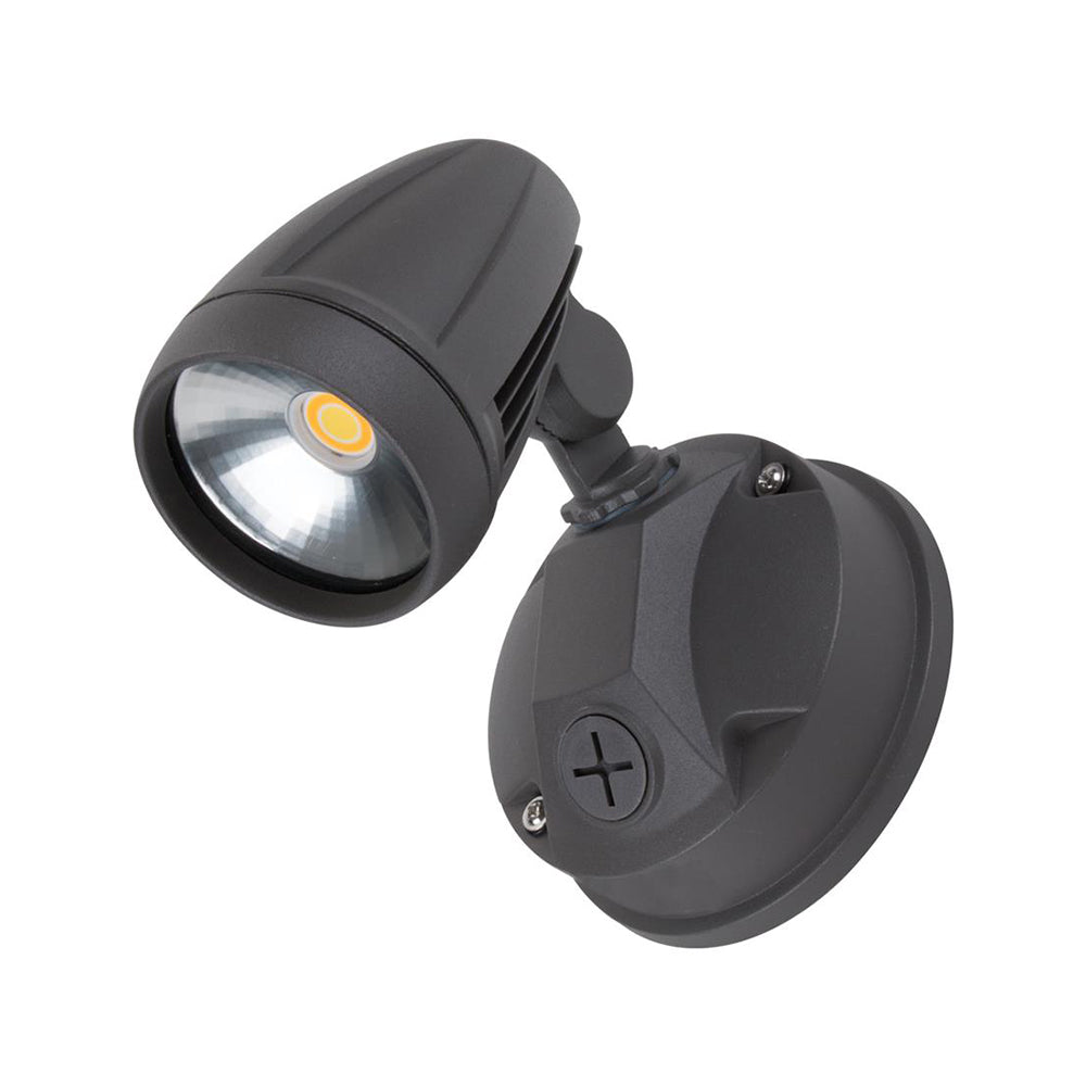 Buy Exterior Spotlights Australia Muro Exterior Spotlight 15W Dark Grey Aluminium 3CCT - 25054