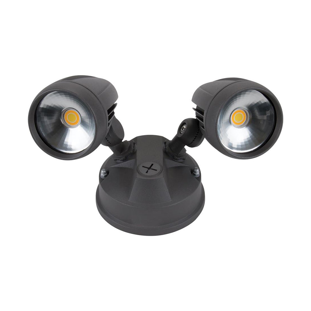 Buy Exterior Spotlights Australia Muro Exterior Spot 2 lights 30W Dark Grey Aluminium 3CCT - 25060