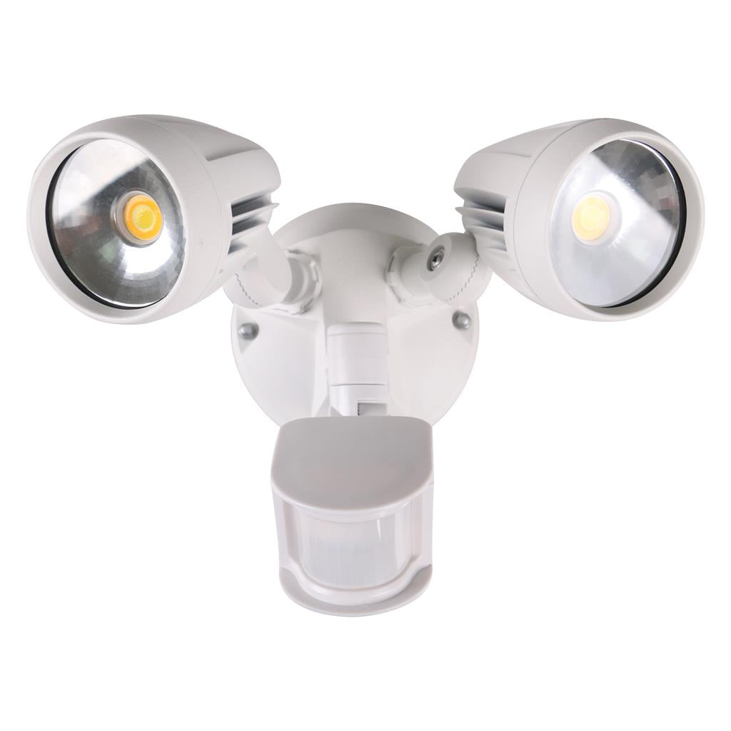 Buy Security Wall Lights Australia Muro Security Wall 2 Lights 30W White Aluminium 3CCT - 25064