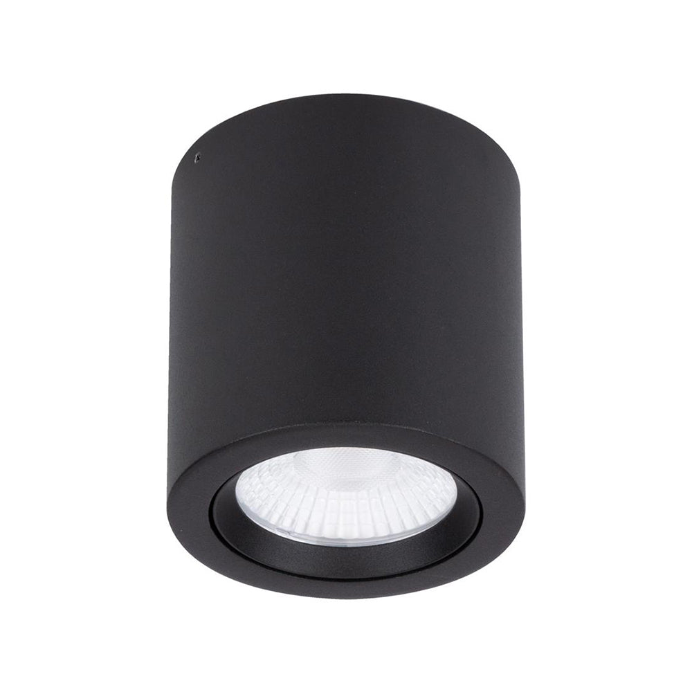 Buy Surface Mounted Downlights Australia Neo Surface Mounted Tilt Downlight 20W Black Aluminium 5000K - 21145