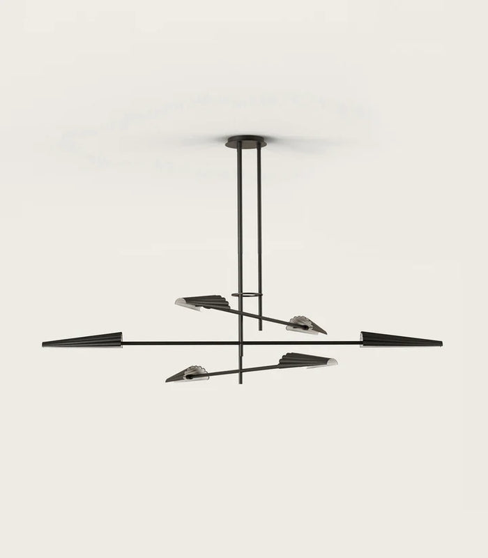 Bion Pendant Light Matte Black & Black - ARO.C1306/6/NEG-NEG