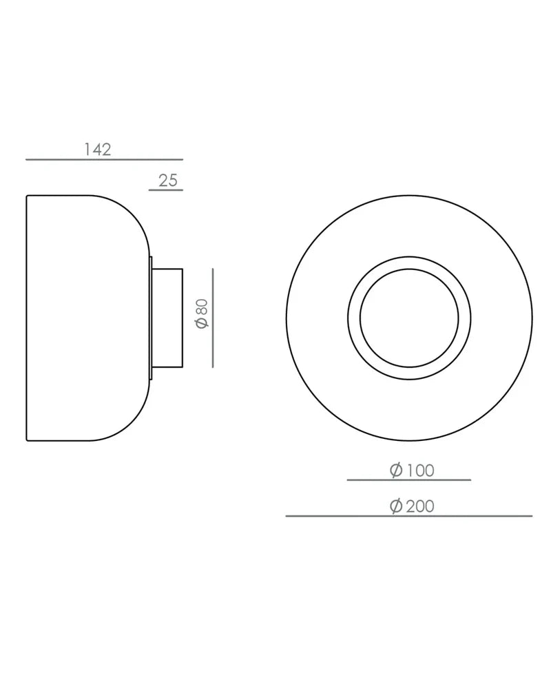 Ipon LED Wall Light 10W 2700K Aged Gold - ARO.A1316/ORO