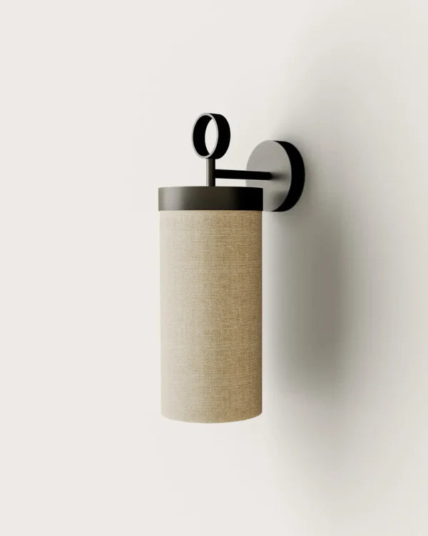 Nooi Wall Light Matte Black & Cream - ARO.A1276