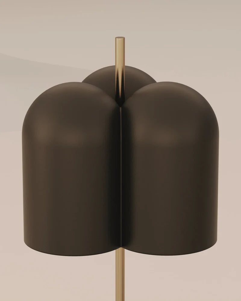 Oket Table Lamp Matte Brass & Matte Black - ARO.S1317/NEG