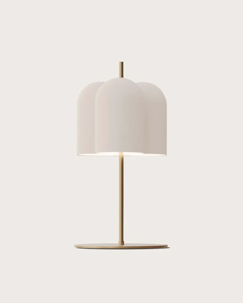 Oket Table Lamp Matte Brass & Matte White - ARO.S1317/BCO