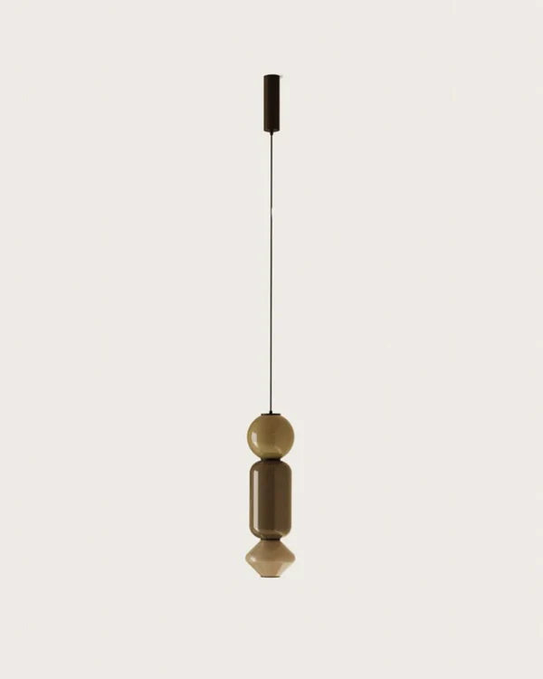 Papi LED Pendant Light 5W 2700k Sand Brown, Leaf Green & Silhouette - ARO.C1233/NEG/2/TBC