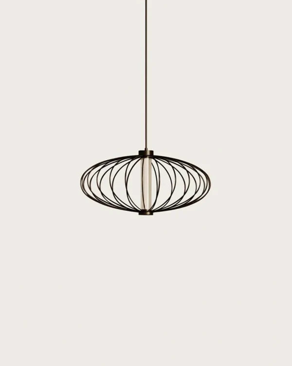 Pepo LED Disc Pendant Light 15W 2700k Matte Black or Matte Brass